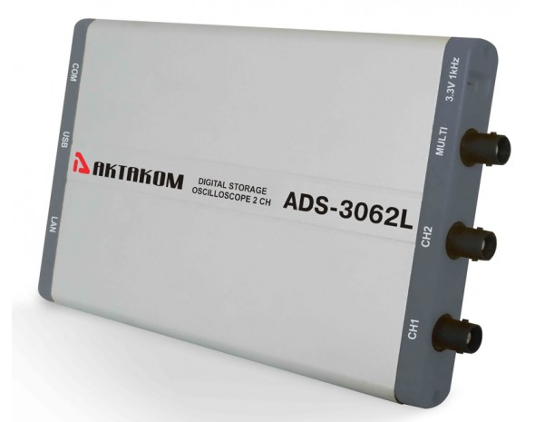 ADS-3062L Двухканальный USB осциллограф - приставка