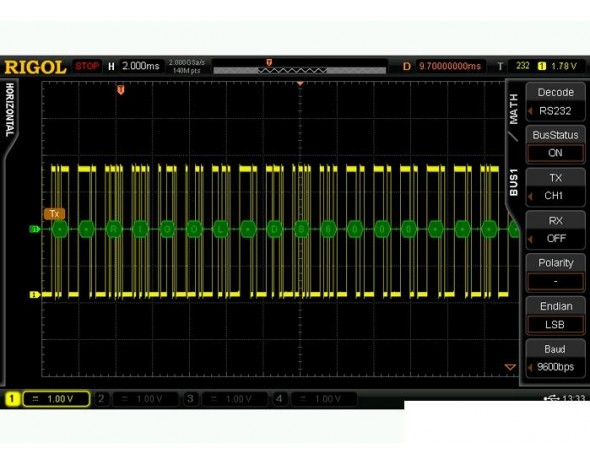 SD-RS232-DS6000 Опция декодирования RS232/UART для DS6000 Актаком