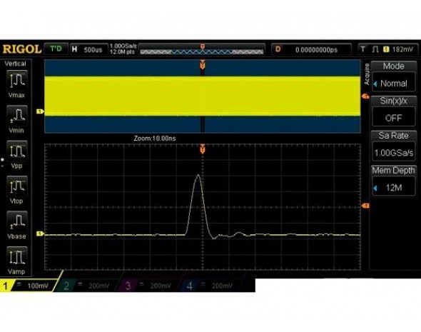 MSO5000-2RL Опция увеличения глубины записи до 200 М точек Актаком