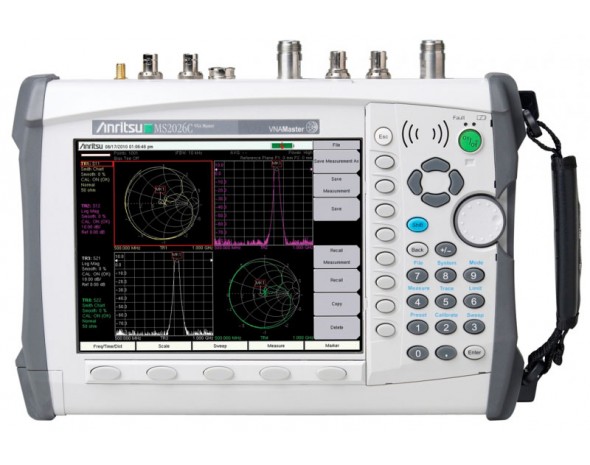 Портативный векторный анализатор цепей MS2026C