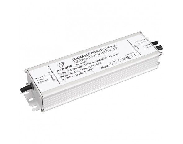 Блок питания ARPV-UH24320A-PFC-0-10V (24V, 13.3A, 320W) Arlight