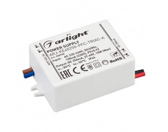 Блок питания ARJ-KE40250-PFC-TRIAC-A (10W, 250mA) Arlight