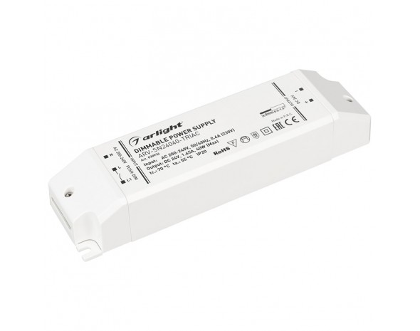 Блок питания ARV-SN24040-TRIAC (24V, 1.65A, 40W) Arlight