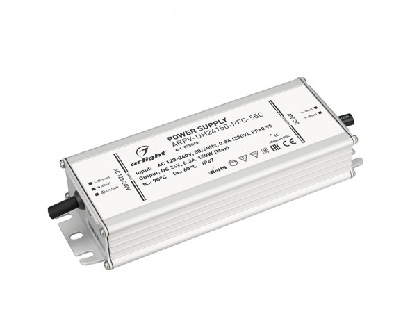 Блок питания ARPV-UH24150-PFC-55C (24V, 6.3A, 150W) Arlight