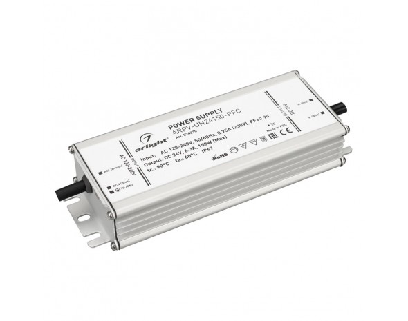 Блок питания ARPV-UH24150-PFC (24V, 6.3A, 150W) Arlight