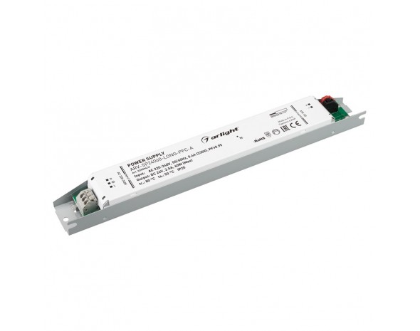 Блок питания ARV-SP24060-LONG-PFC-A (24V, 2.5A, 60W) Arlight