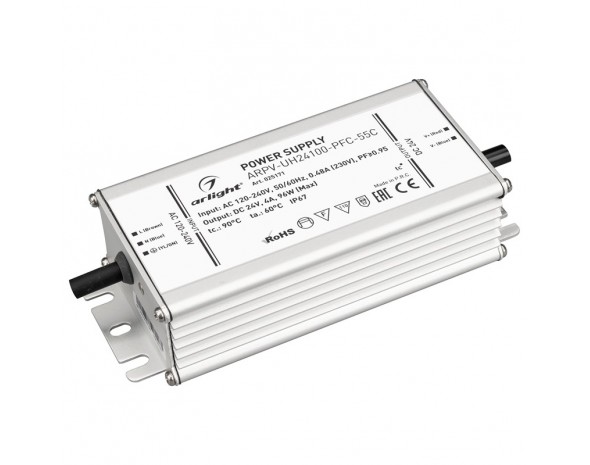 Блок питания ARPV-UH24100-PFC-55C (24V, 4.2A, 100W) Arlight