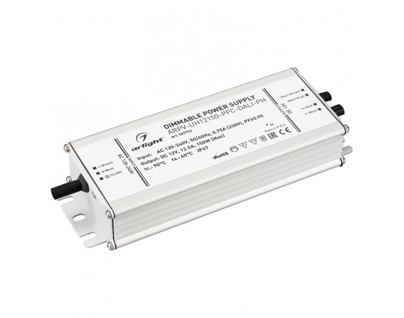 Блок питания ARPV-UH12150-PFC-DALI-PH (12V, 12.5A, 150W) Arlight