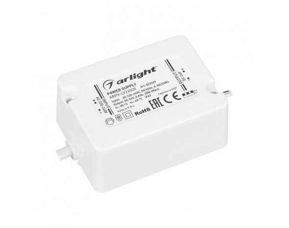 Блок питания ARPV-LV24020 (24V, 0.83A, 20W) Arlight