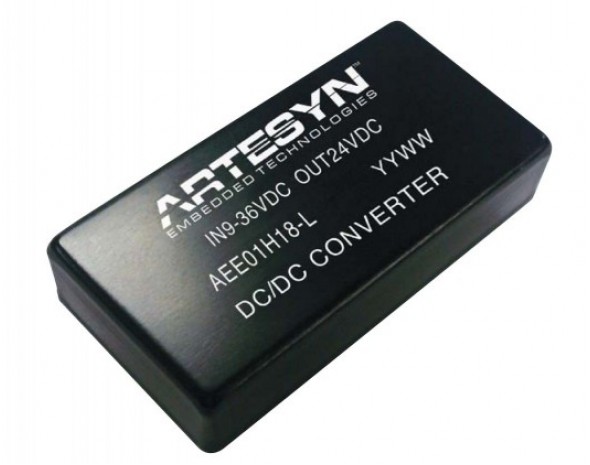 AEE 40W High I/P Single O/P Series Artesyn 40 Watt Isolated DC-DC Converters (High-Input)