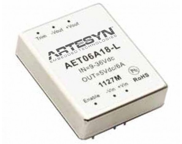 AET06A36-L Artesyn 25–30 Watt Isolated DC-DC Converters