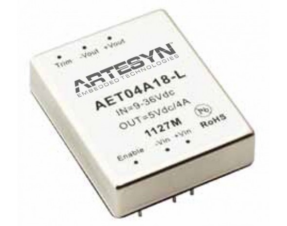 AET01C36-L Artesyn 20 Watt Isolated DC-DC Converters