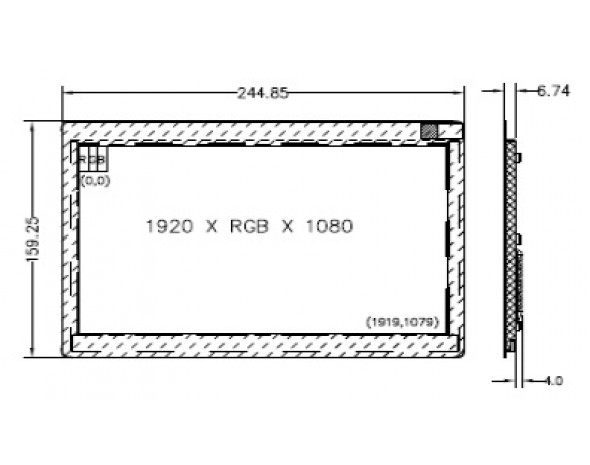 ЖК экран BOE AV101FHT-T10