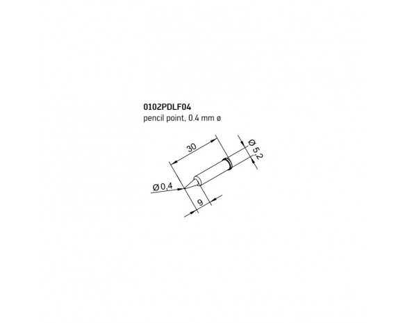 Жало паяльное d0102PDLF04 DJE