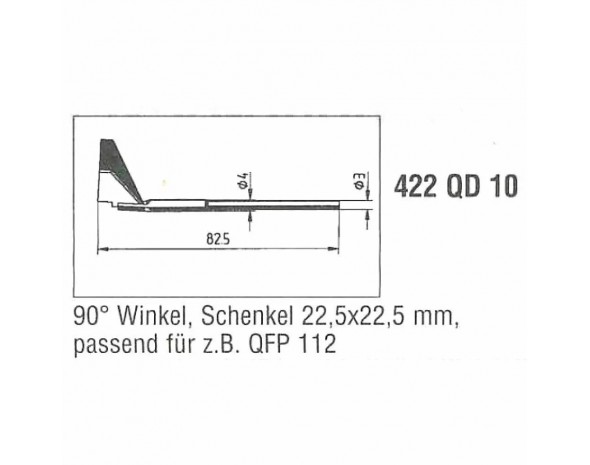 0422QD10. Auslötspitzen-Satz QD10, für Entlöt-Pincette 40/TC 40 und Chip tool Ersa