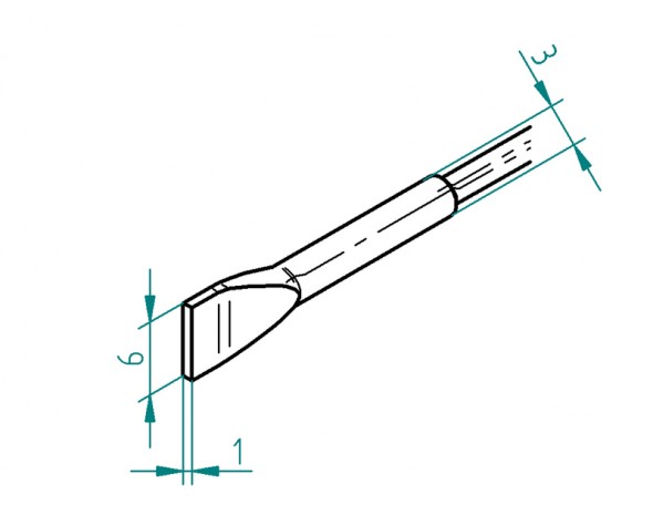 Насадки 462FDLF060 для Chip Tool VARIO, пара Ersa 0462FDLF060/SB