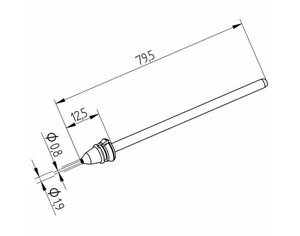 Наконечник 0742ED0819H Ersa