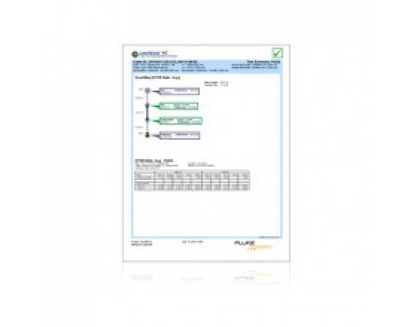 Сертификация медной системы Fluke Networks LinkWare PC Cable Test Management Software
