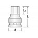 Головка торцевая с отверточной вставкой 1/2" 12 мм (6224350, GE-6224350)