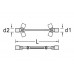 Ключ шарнирный двусторонний 14x15 мм