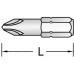 Вставка отверточная 1/4" PH 3 L