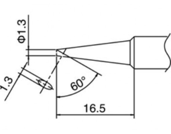 Наконечник Hakko T18-S6