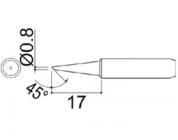 Наконечник Hakko 900M-T-0.8C