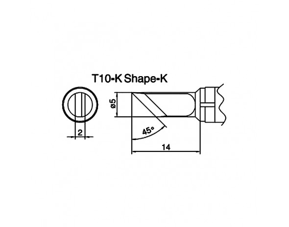 Наконечник Hakko T10-K