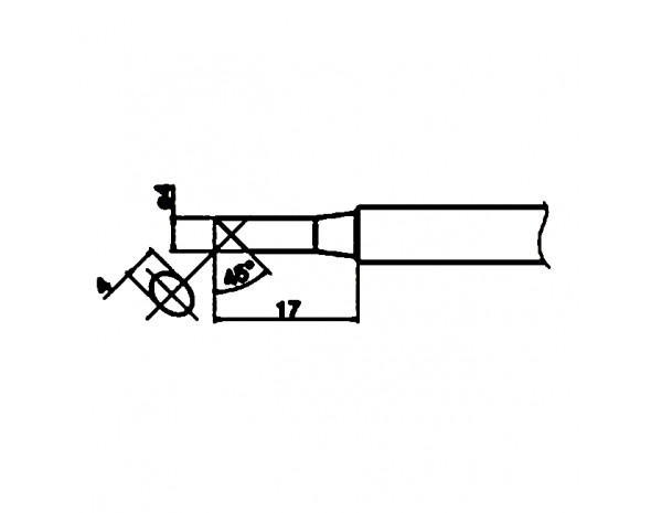 Наконечник Hakko T34-C4