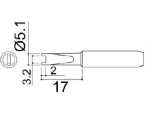 Наконечник Hakko 900M-T-R