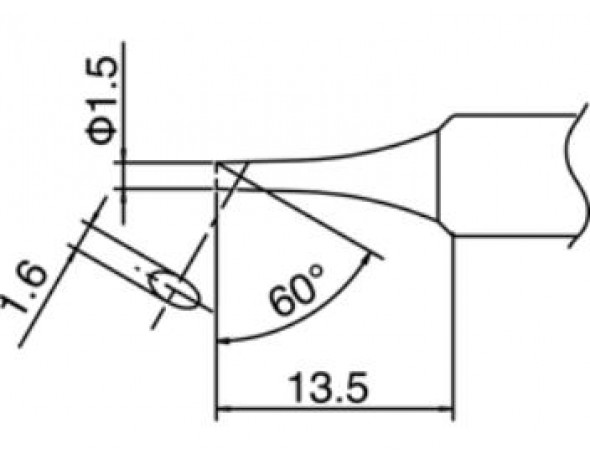 Наконечник Hakko T18-CF15