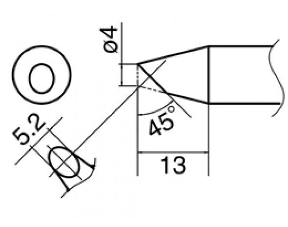 Наконечник Hakko T33-BC4