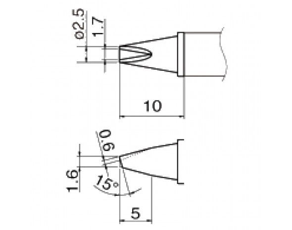 Наконечник Hakko T12-1610