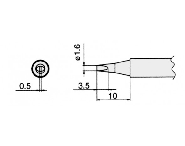 Наконечник Hakko T7-D16