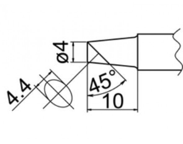 Наконечник Hakko T20-BC4
