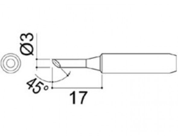 Наконечник Hakko 900M-T-3C