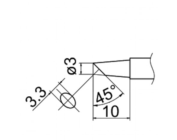 Наконечник Hakko T12-BCF3Z