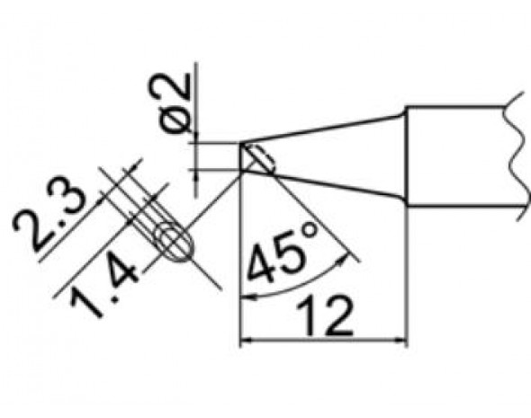 Наконечник Hakko T20-BCM2