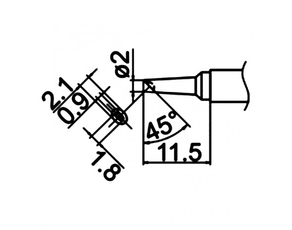 Наконечник Hakko T7-BCM2