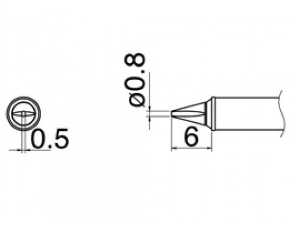 Наконечник Hakko T31-03WD08