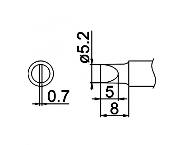 Наконечник Hakko T22-D52