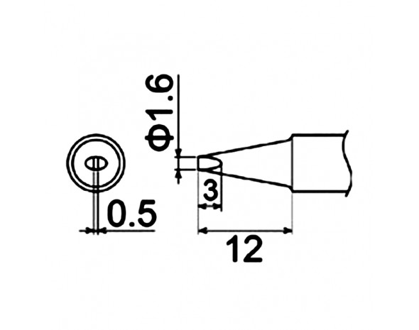 Наконечник Hakko T22-D16