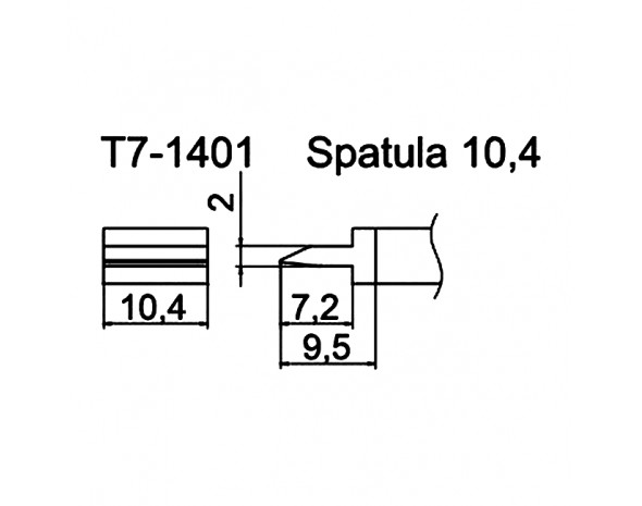 Наконечник Hakko T7-1401