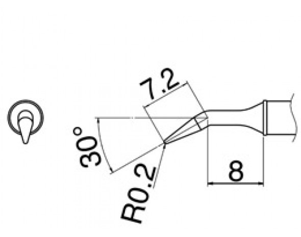 Наконечник Hakko T31-03JL02
