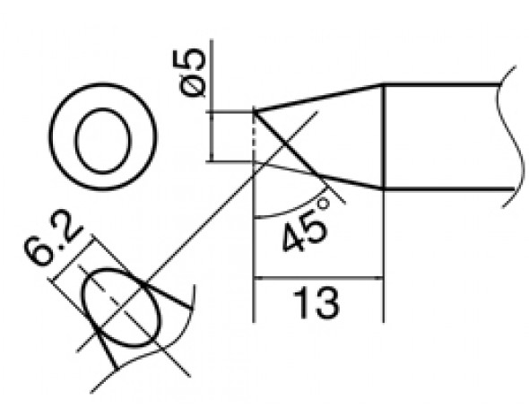 Наконечник Hakko T33-BC5