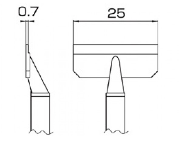 Наконечник Hakko T8-1011 SOP