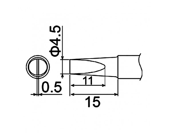 Наконечник Hakko T22-D45