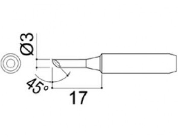 Наконечник Hakko 900M-T-3CF