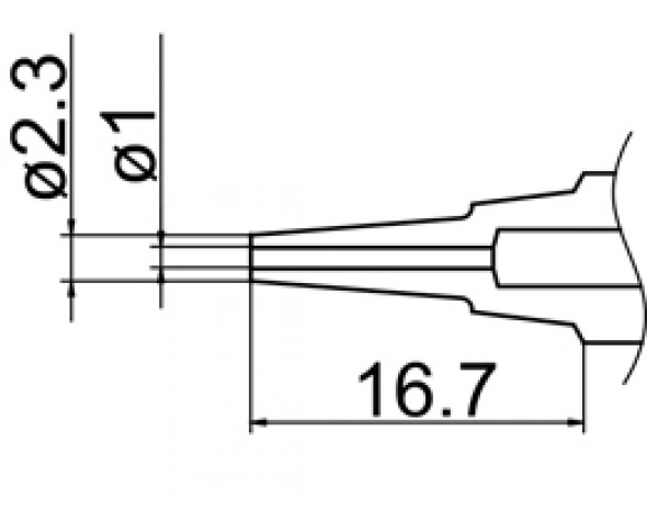 Наконечник Hakko N1-L10