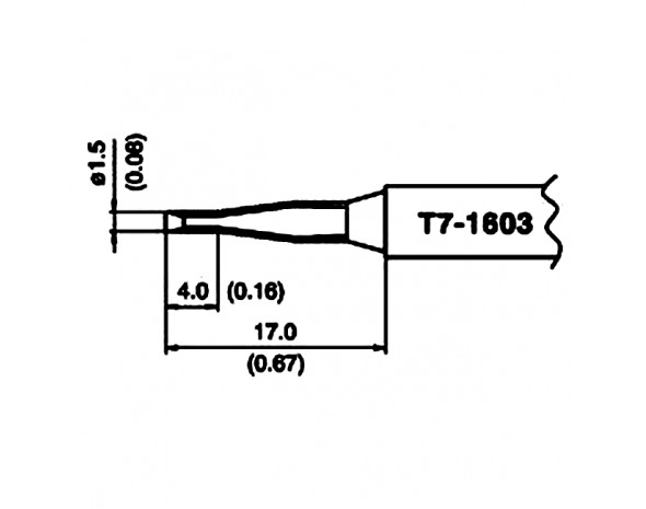 Наконечник Hakko T7-1603